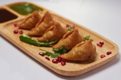 Samosas indiens frits