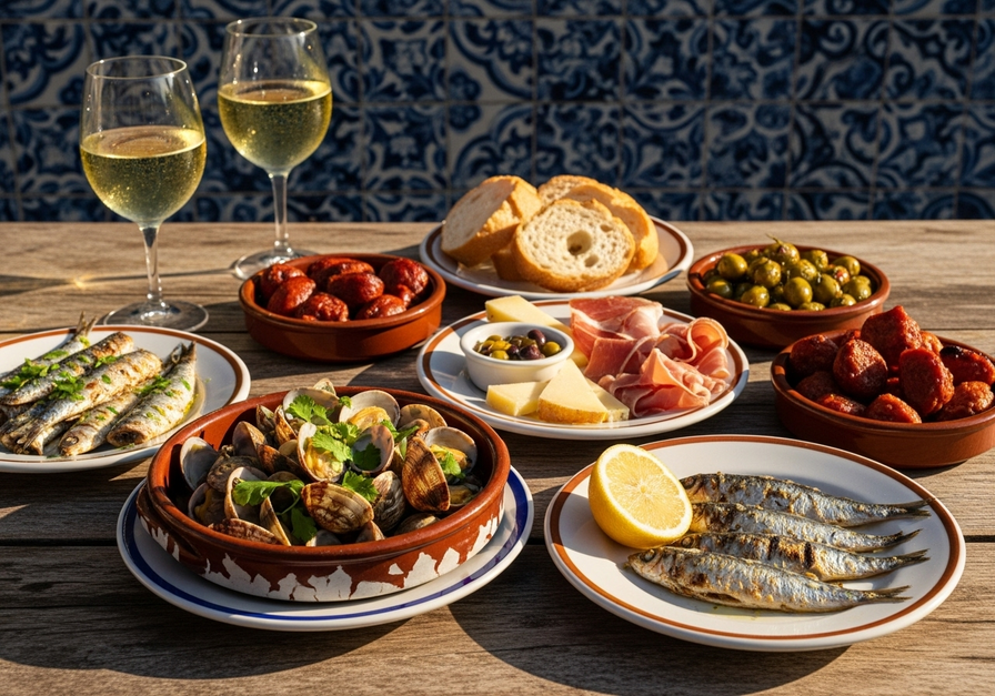 photo de plateau apperitif portuguais